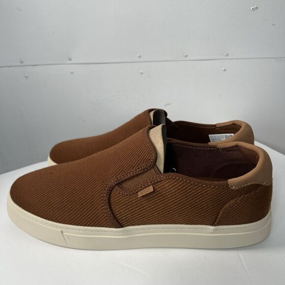 TOMS shoes sneaker Mens 11 Baja 2.0 Slip on Walnut twill brown Cream main image 14